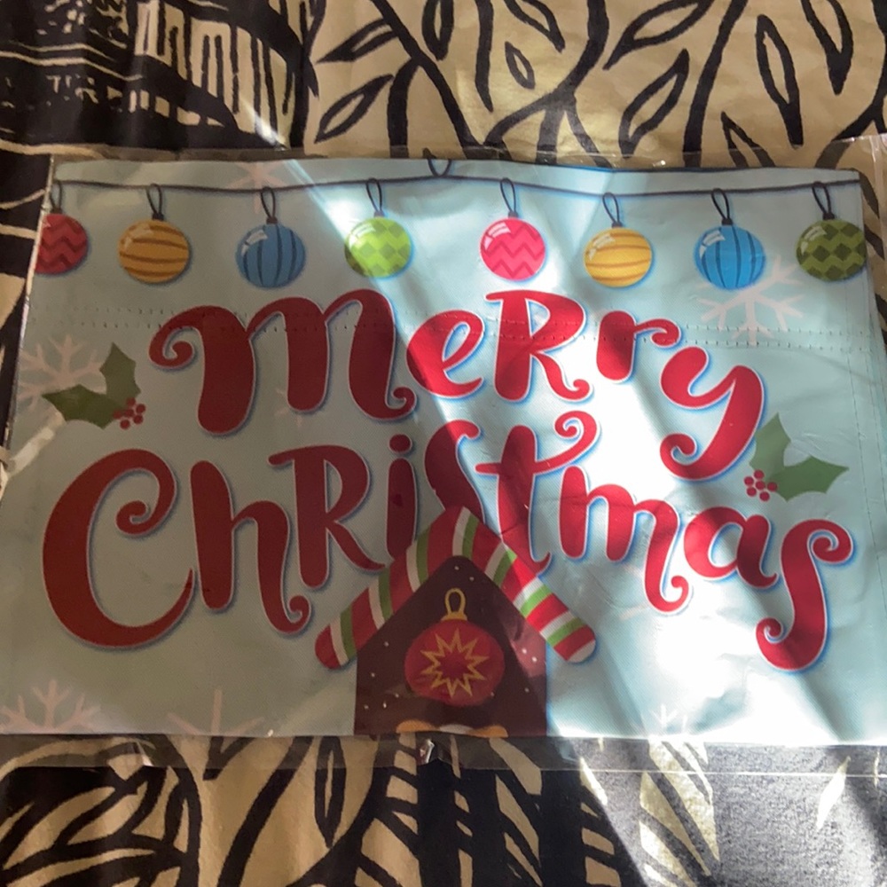 12x18 Christmas Garden Flag Gingerbread